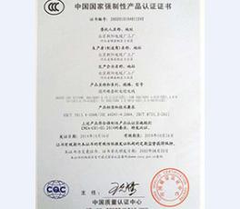**强制性产品 证书
